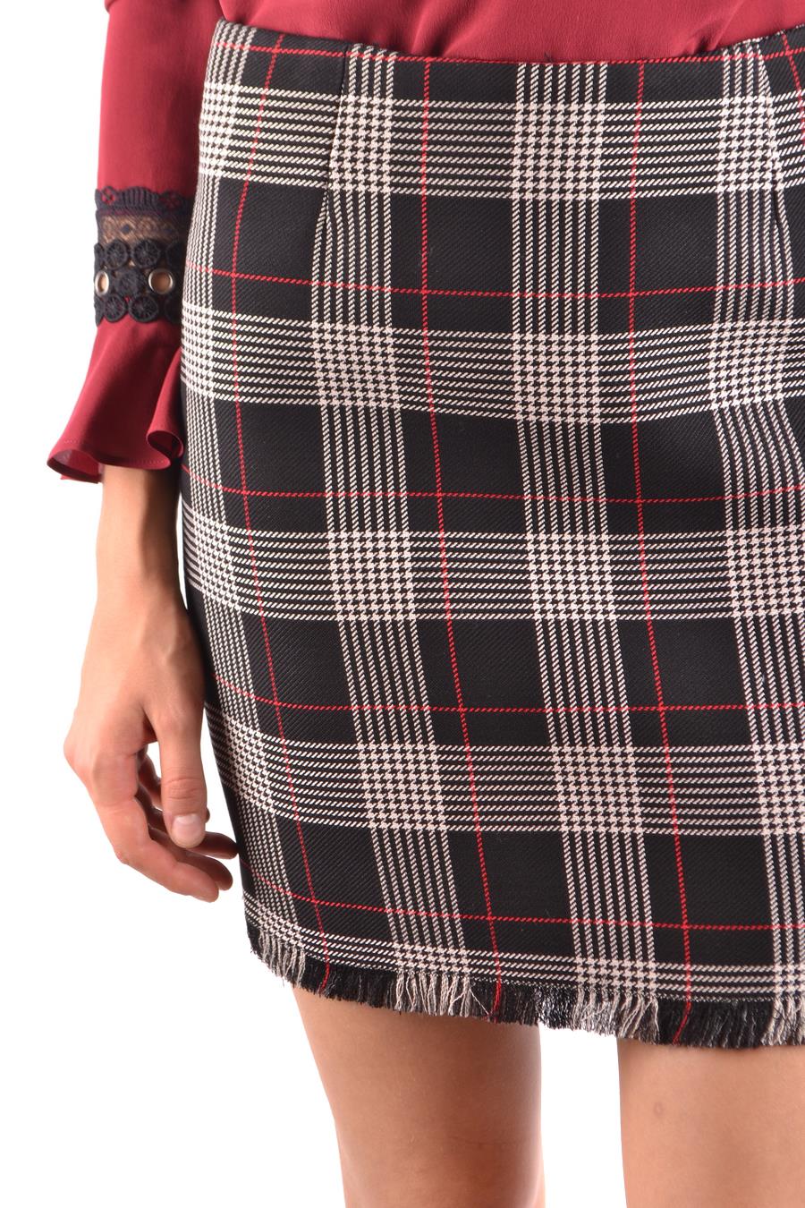 Pinko - Women - Dark Grey Calf-Length Skirt with Twist Detail main image 1