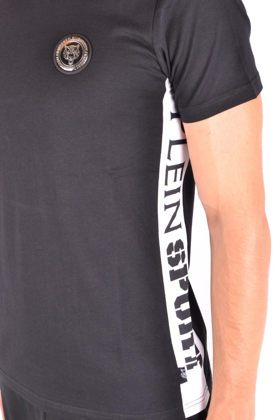 Plein Sport Grigio Cotton Men T-Shirt