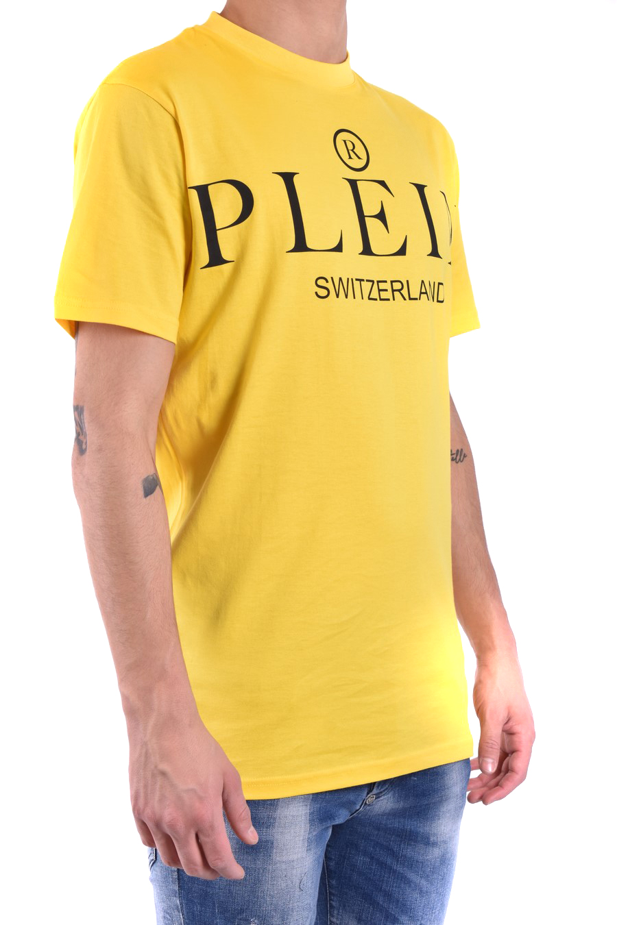 Philipp plein store yellow t shirt