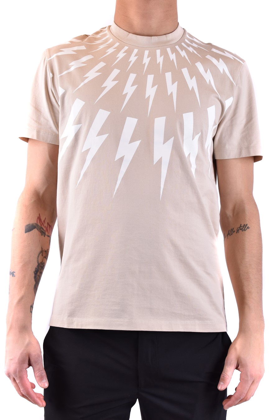 Neil barrett best sale flame t shirt