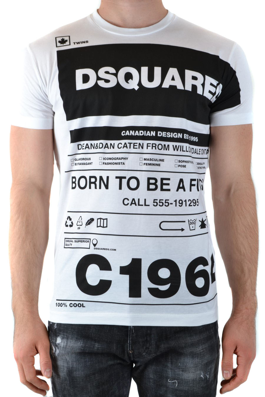 Tシャツ・カットソー DSQUARED2 Woman T-Shirt White S72GD0531S24662 100 Dsquared2 t-shirt and pole woman d8m20423 110 white